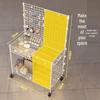 Portable Display Rack: Foldable Cart for Market Stalls & Entrepreneurs