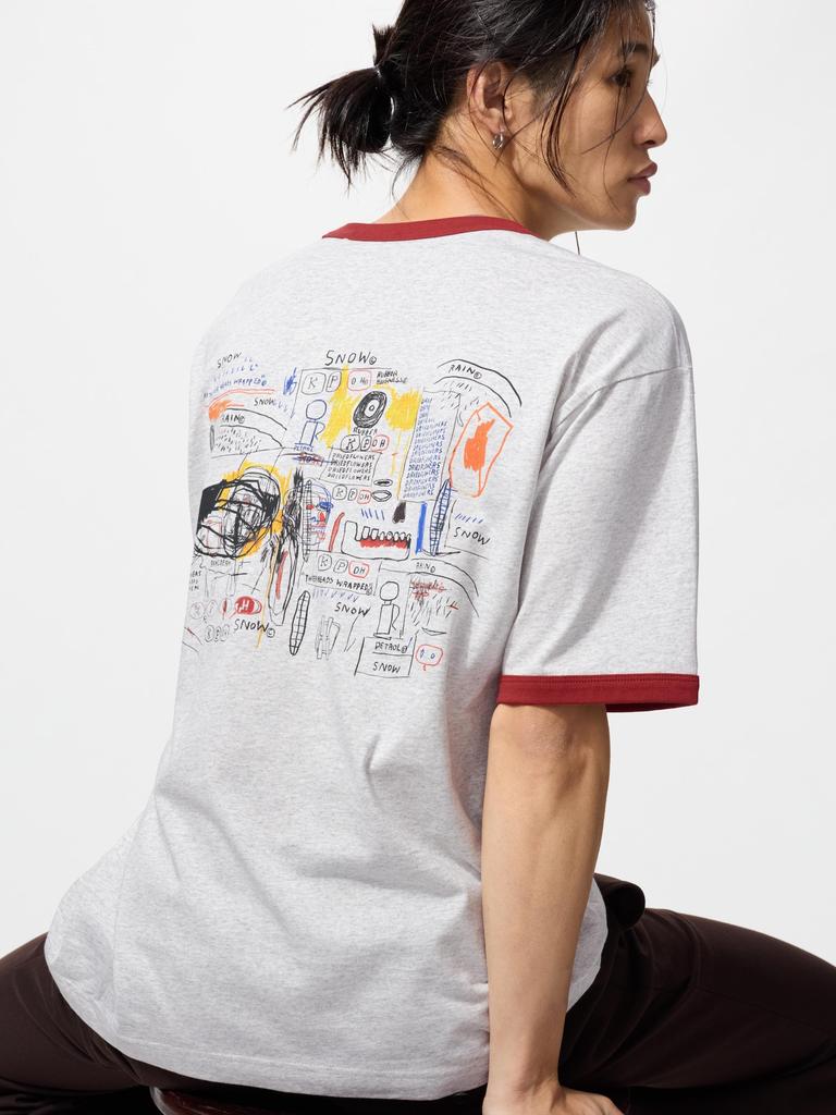 Uniqlo Ny Pop ArT UT  Graphic T  shorT Sleeve  basquiaT