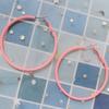 Creative Big Circle Charm Hoop Earrings Candy Color Women Party Jewelry Gifts