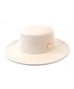 Yunibeosyeolkemiseuteuli Poly Ivory Flat Fedora