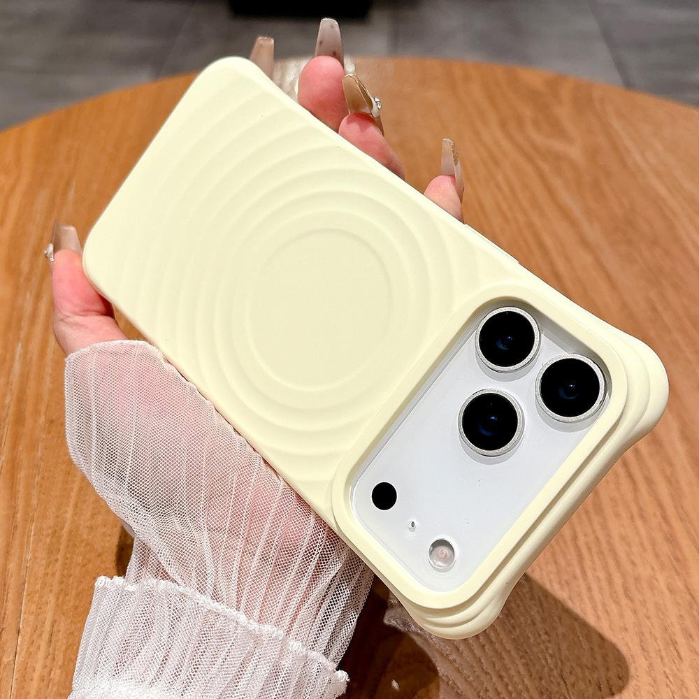 Thicken Corner Genuine Liquid Silicone Magnetic Phone Case for iPhone 17 16 15 14 13 Pro Max Air Magsafe Charging Soft Cover