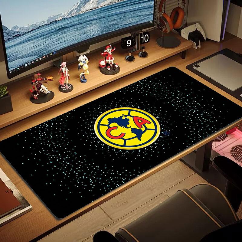 Club America Large Size Mouse Pad Large Gaming Table Cushion Non-slip Laptop Tablet Big Mousepad XXL Mat Mini PC Playmat With Lock edge