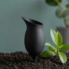 Wine Glass Self Watering Planter, 3D Printed Matte Black PLA Automatic Watering Dispenser, Universal Fit for Pots, Easy Plant Care for Travel Lazy