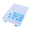 PVC Fishing Organizer Box 25.1*18*3.7cm Portable Fishing Tackle Box  Fishhook Storage