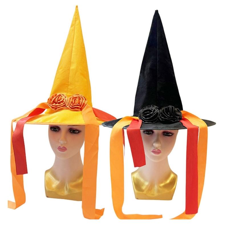 Lightweight Pointed Witch Hat With Stylish Design Halloween Costumes Accessories Comfortable Clothing Accessory