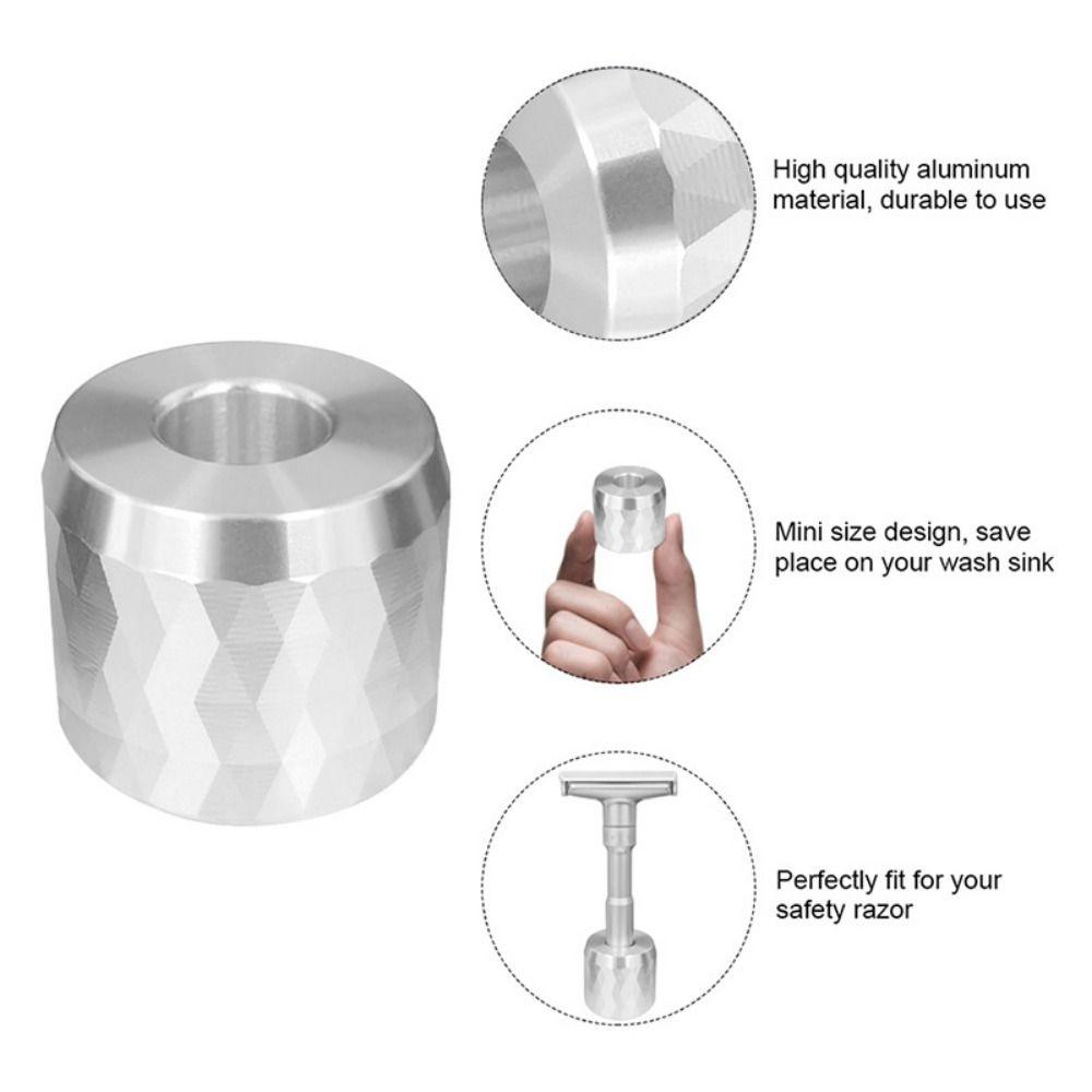 Wide Opening Double Edged Razor Holder Universal Shaver Accessories Simple Shaver Organizer Men