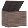 Vidaxl Skrzynia Na Poduszki Ogrodowe, Rattan Pe, 145X100X103Cm, Brąz
