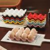 6/12 Grids Eggs Holder Gadget Ceramic Tableware Egg Boxes Refrigerator Eggs Tray Holder Boxes Household Kitchen Storage Supplies