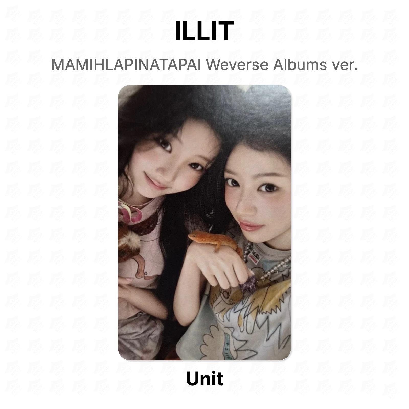 ILLIT MAMIHLAPINATAPAI Weverse Albums ver. Official Photocard Unit 03