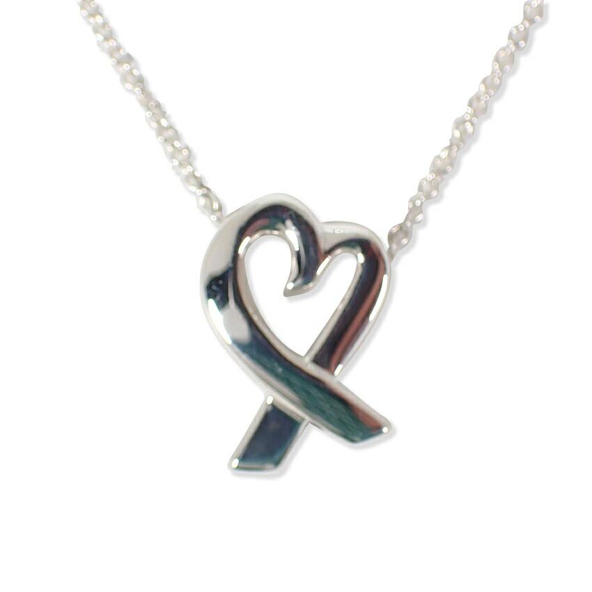 

[Used] TIFFANY 925 Loving Heart Pendant/Necklace/g501-64