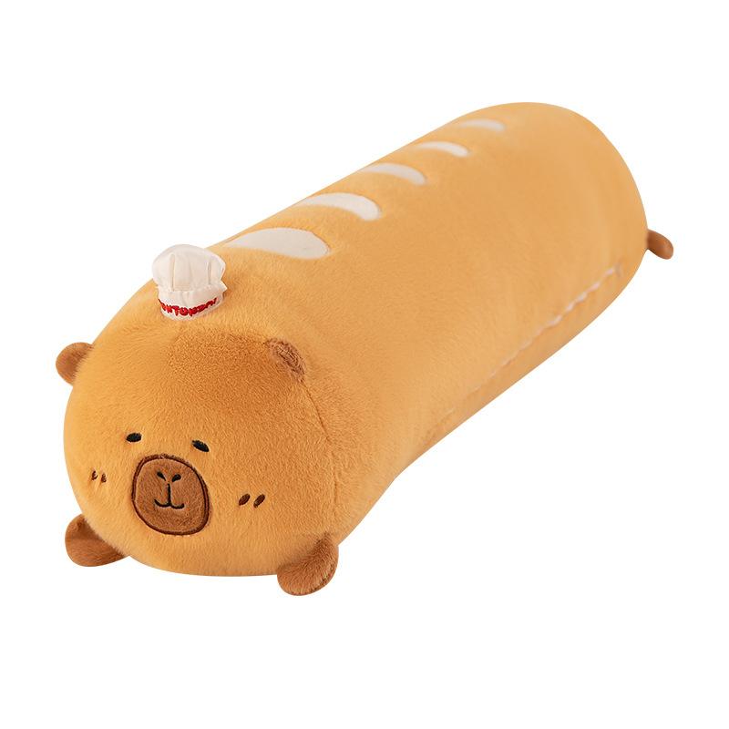 Tide play Kapibara bakery plush toy doll funny cute capybara doll throw pillow for girls gift