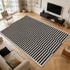 Retro Checkerboard Geometric Style Fluffy Carpet Decoration Living Room Non-slip Soft Rug Easy Clean Short Velvet Big Floor Mats