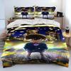 3D Print Anime Detective Conan Cartoon Bedding Set Boys Girls Twin Queen King Size Duvet Cover Pillowcase Bed Boys Adult Bedroom
