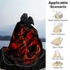 1pc Skull Printing Lightweight Flannel Blanket, Comfortable and Warm Blanket, for Camping Sofa Bed and Couch Office, Suitable for Gift Blanke