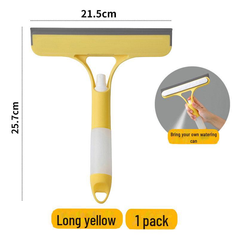 

Силиконовый скребок для воды и щетка-распылитель для чистки стекол и зеркал