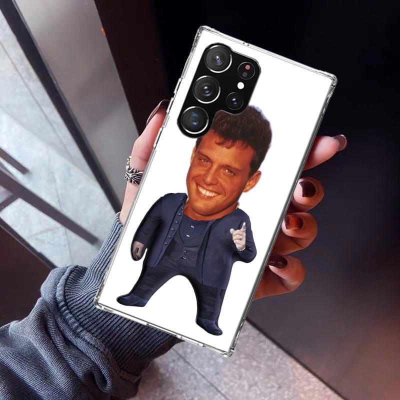 L-Luis M-Miguel Singer Phone Case For Samsung Galaxy S23 S24 S25 Edge S26 Ultra S22 + S21 Plus S20 FE Cover Silicone Print Shell