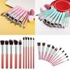 Make-up-Pinselset mit doppelseitigen Schwämmchen für präzise Anwendung auf Augen, Lippen und Wimpern