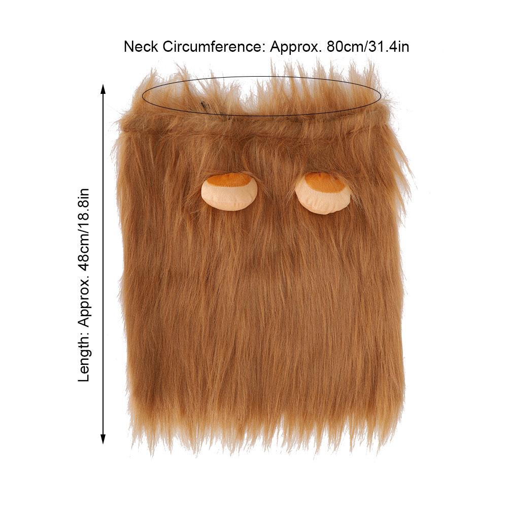 Mane Wig Headgear   Dress Up Halloween Clothes Mane Wig for Dogs Pet Costume