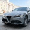 For Alfa Romeo Stelvio 2017 2018 2019 2020 2021 2022 2023 2024 2025 2026 Automobile Front Bumper Lip Body Modification Kit