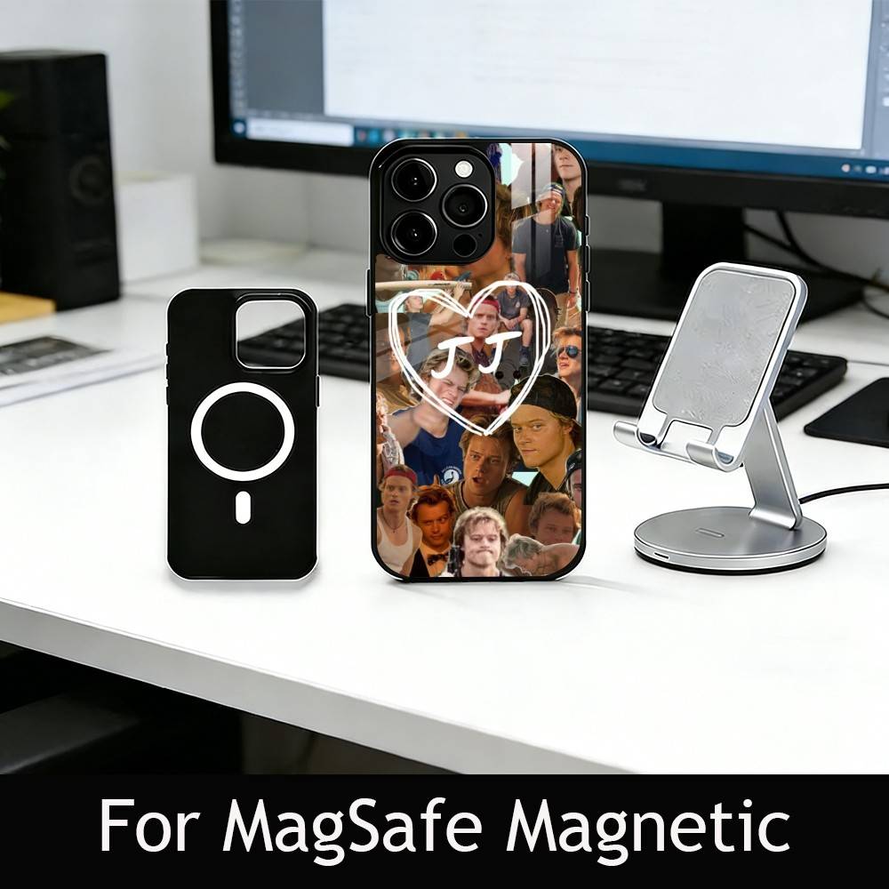 

JJ M-Maybank R-Rudy Phone Case For iPhone17,16,15,14,13,12,11 Plus,Pro Magnetic with Magsafe Wireless Charging iPhone17