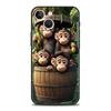 Monkey And Banana Phone Case Cover for iPhone 17 16 15 14 13 12 11 Pro Max 17 Air Plus Shockproof Soft TPU Shell Fundas Capa Bag