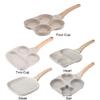 Medical Stone Omelette Pan Suitable for Gas Stove and Induction Cooker Nonstick Egg Skillet Egg Frying Pan for Breakfast