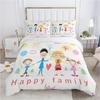 Astronaut Children Bedding Set for Kids Baby Child King Queen Quilt Cartoon Duvet Cover Set Pillowcase Bed Linens Bedclothes