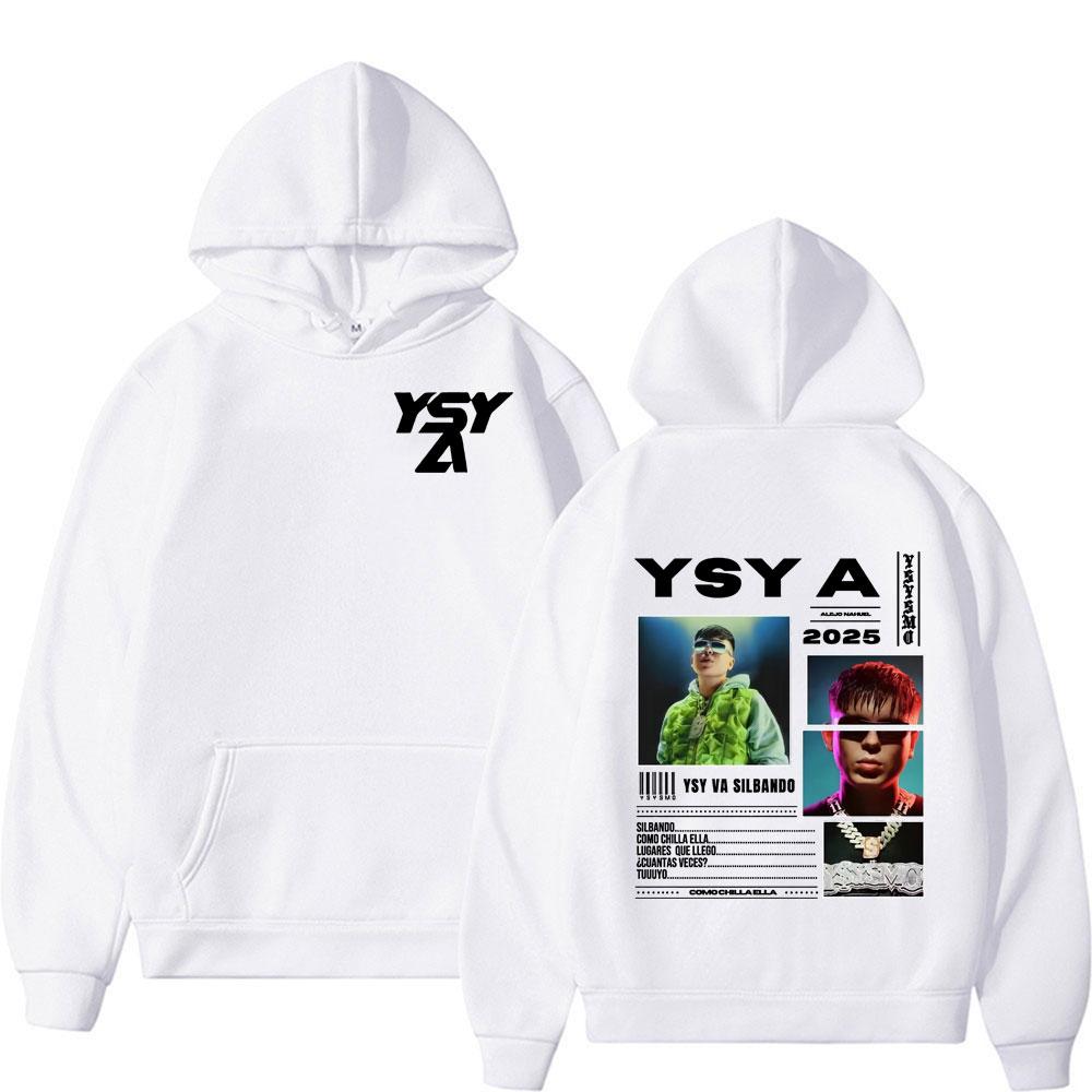 Rapper YSY A Ysysmo 2025 Tour Graphic Hoodie Men Women Retro Harajuku Fashion Hip Hop Sweatshirt Oversized Casual Fleece Hoodies