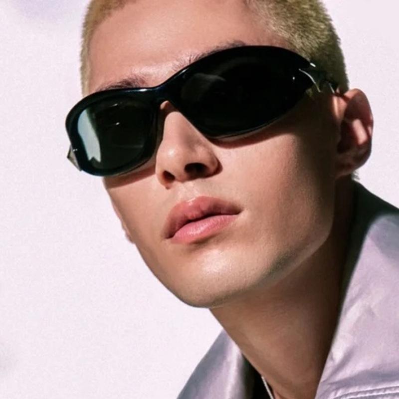 Women's Glasses Sun Protection UV Protection Fashion Personality XINGX Y2g Cyberpunk Street Shooting Catwalk Concave Sunglasses