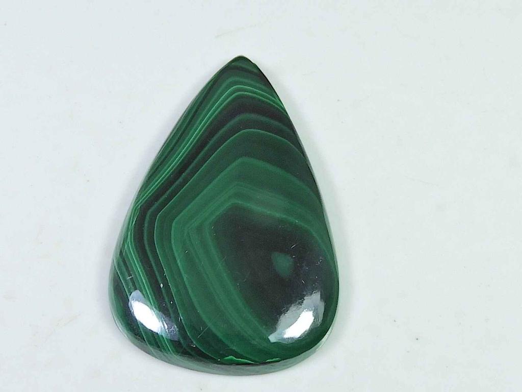 64Cts. Natural Green Malachite Oval Cabochon Loose Gemstone 26X42X05 MM SK-2001