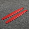 Car Front and Rear Bumper Anti-collision Strips, Carbon Fiber Pattern Protective Strips, Anti-scratch Rubber Strips For Car