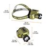 2026 New Powerful LED Headlamp IR Sensor Headlight USB Rechargeable COB Work Light For Camping Hiking Fishing