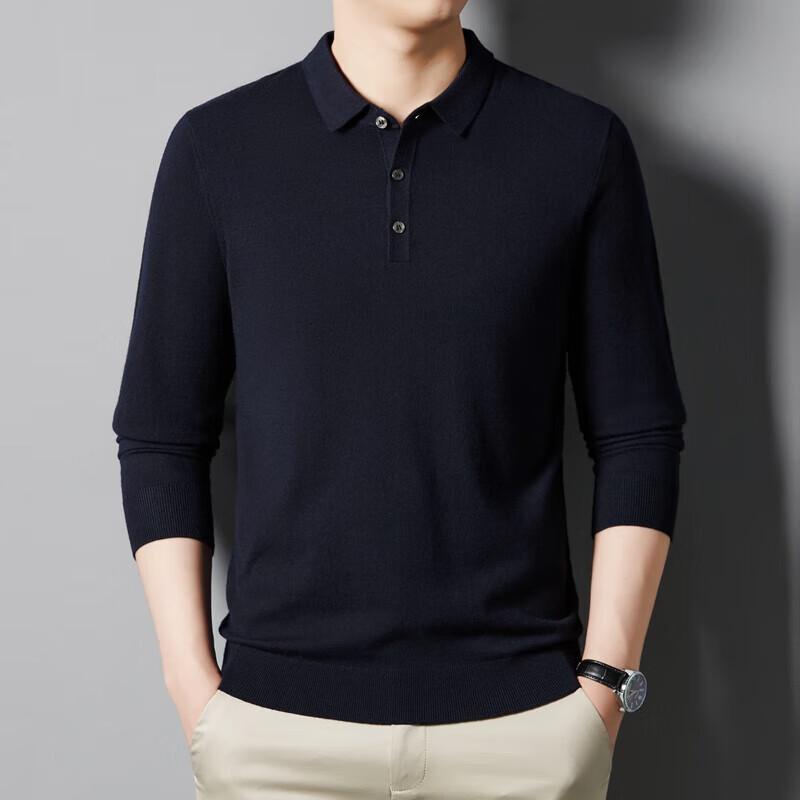 Men's Long Sleeve Knit Pullover