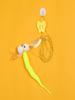 Interactive Hanging Simulation Cat Toy Teaser Wand Funny Self-Entertaining Kitten Play Tool Essential Cat Supplies