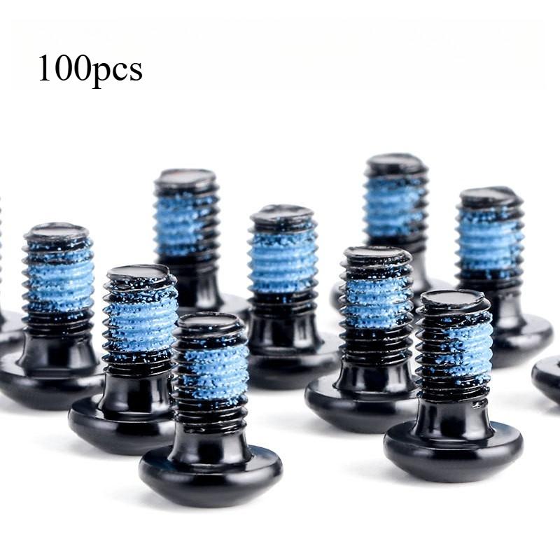100pcs Bicycle Mountain Bike Plum Blossom Hexagon Socket T25 Disc Brake Disc Screw Road Bike Disc Brake Disc Screw M5*10 чёрный