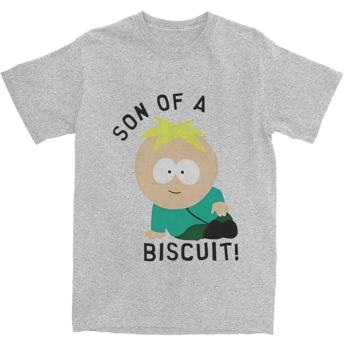 

Miniso Butters Stotch Cotton T Shirts Souths Cartoon Parks Hip Hop Tee Shirt for Mens Summer Y2K Retro Casual Short Sleeve Tops 3XL