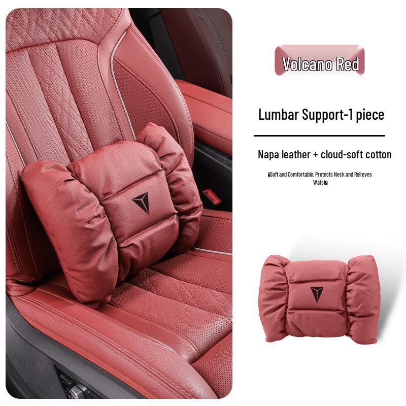 Changan Deep Blue S05 Headrest & Lumbar Support Pillow - Orange