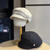 New Pleated Cloud Hat Women's Spring and Summer Bag Head Hat Big Head Circumference Shows a Small Face, Fashionable Personality, Niche Pile Hat Tide