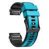 For Garmin Descent G1/Instinct 2 Watch Strap Replacement Quick Release Dual-color Silicone Watch Band