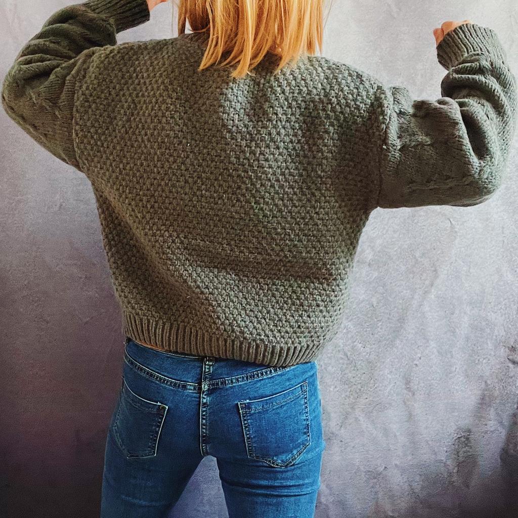 Fashion Women  And Winter Printing Knitted Long Sleeve Pullover Sweater Casual Sweater