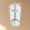 Rolling Grilling Basket Round Stainless Steel Grill Basket for Outdoor Grilling Fish Shrimp Meat Vegetables Fries Small 20x9.4cm