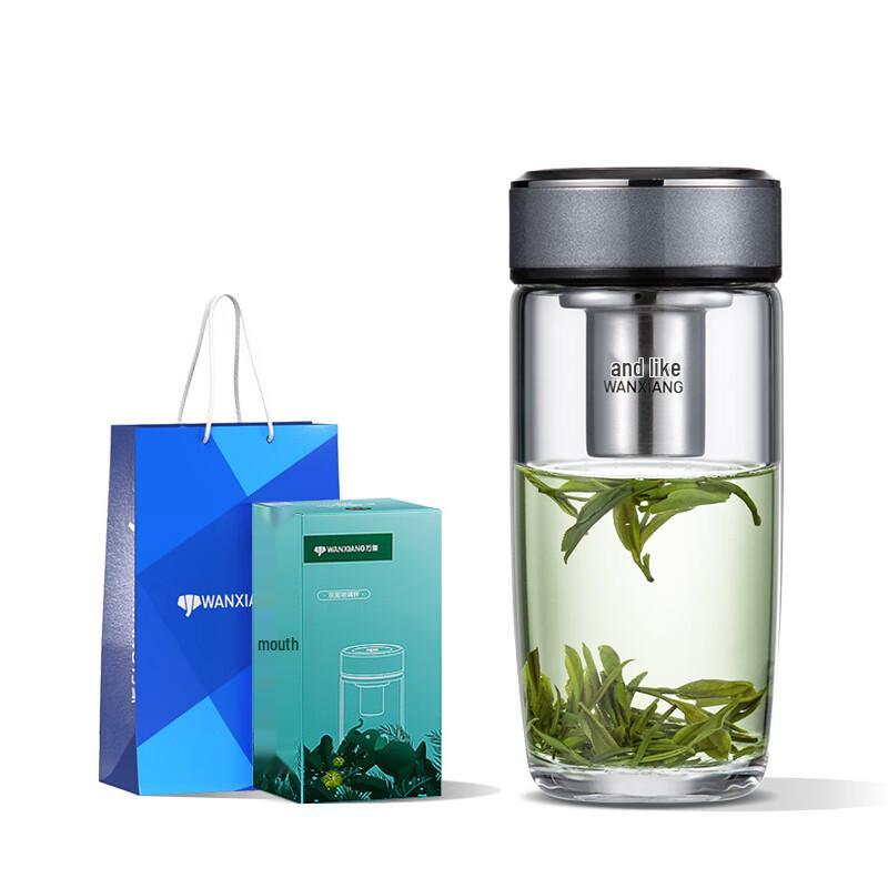 Wanxiang Portable Glass Tea & Water Bottle