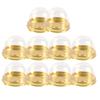 10/20pcs Mini Muffin Dessert Cake Box Container Trays Clear Mooncake Pastry Baking Packaging Boxes Wedding Christmas Party Gifts
