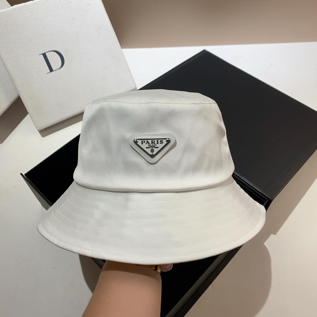 Paris Inverted Triangular Acetate Bucket Hat French Paris Simple Casual Hat Autumn Outdoor Travel Shade