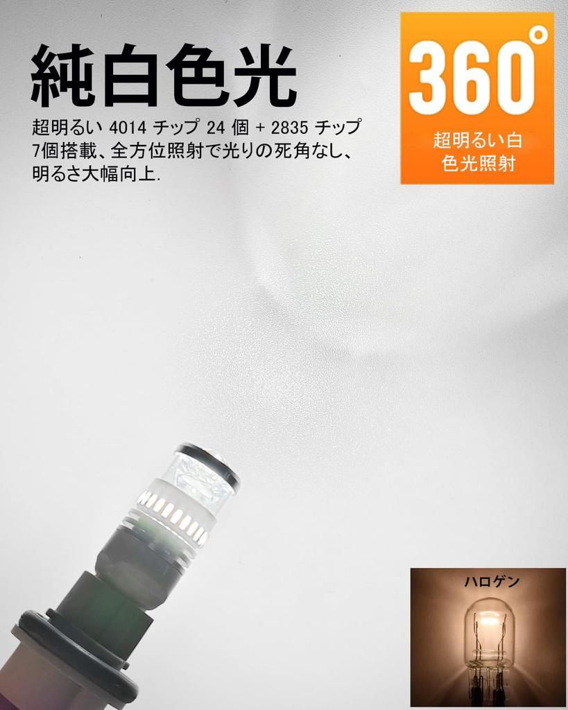 Bec LED Dublu T20 pentru Mașini 12V-24V, Alb Exploziv Spate