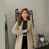 Soft Waxy Knitted Sweater Cardigan Women's Autumn and Winter New Casual Loose and Thin Lazy Style Imitation Mink Velvet Long Coat