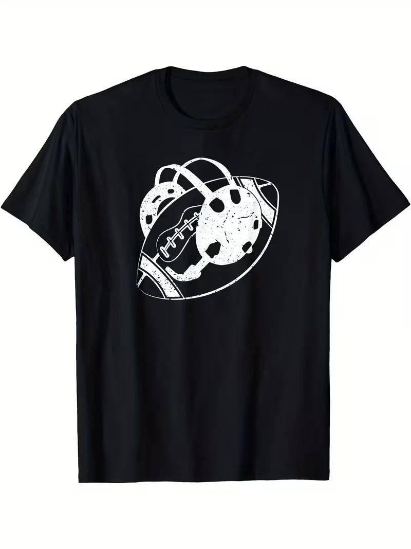 [Wrestling T-Shirt] Wrestling Football T-Shirt, Football And Wrestling Two Sport XXXL