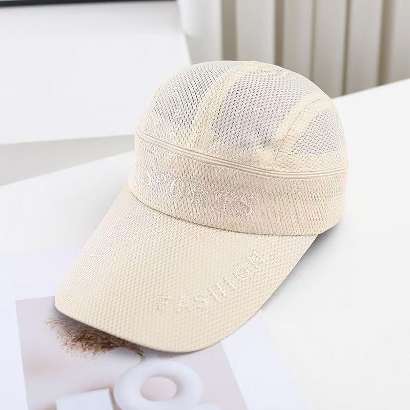 Spring And Summer Mesh Hat Thorn Men'S Embroidered Letter Baseball Cap Women'S Breathable And Versatile Sunscreen Wide-Brimmed Peaked Cap