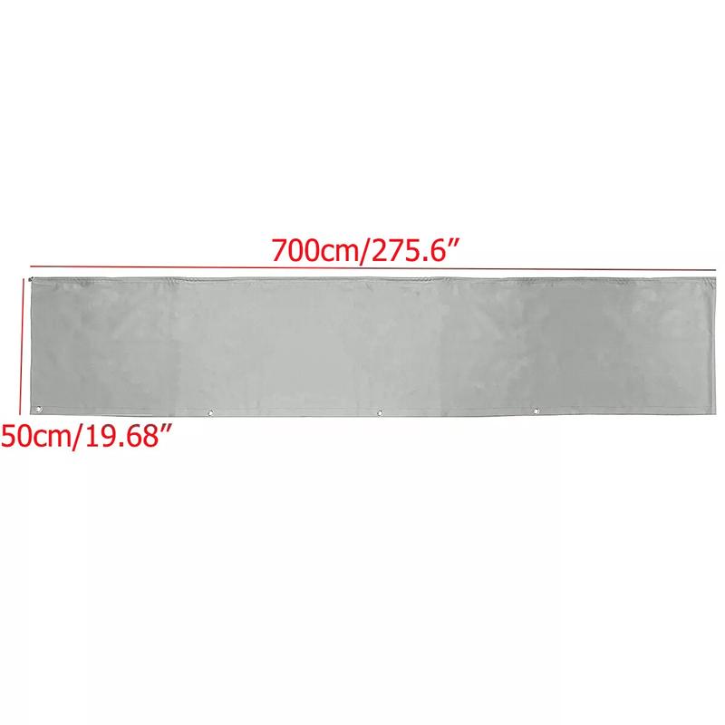 RV Caravan Awning Draught Skirt Set 7m Length X 50cm Deep Motorhome Draft Campervan Replacement Accessories