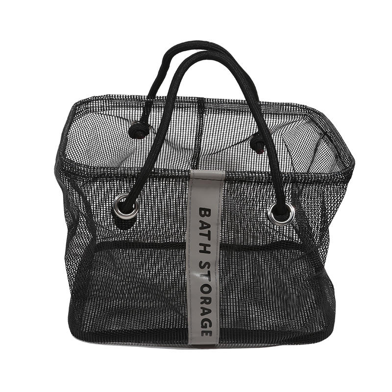 Large capacity Portable Cosmetic Bag Travel Wash Handbag Transparent Mesh Bathroom Shower Pouch Unisex Toiletries Organizer